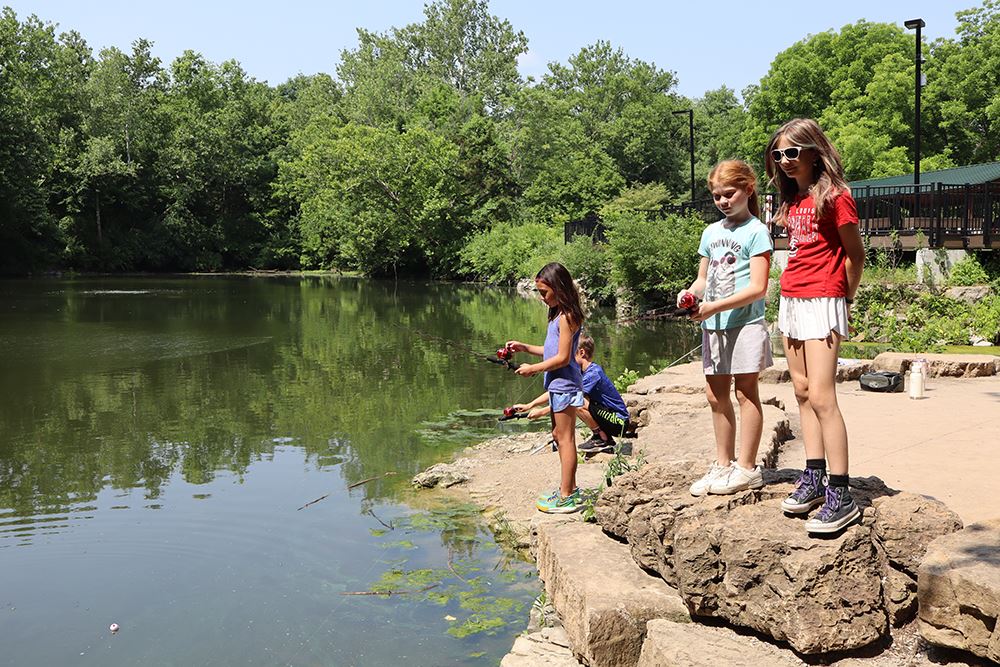 Children fishing Children fishing